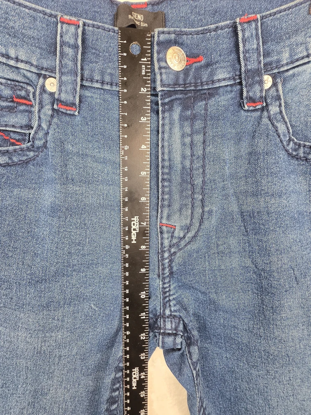True Religion Geno Relaxed Slim Big T Jeans Men's 36x32 Medium Wash NWT